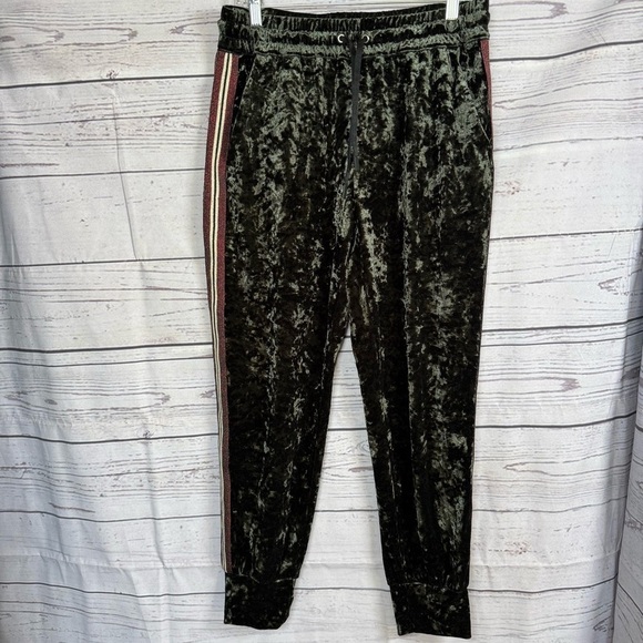 Zara Pants - ZARA Womens Velour High Rise Jogger sweatpants Size M